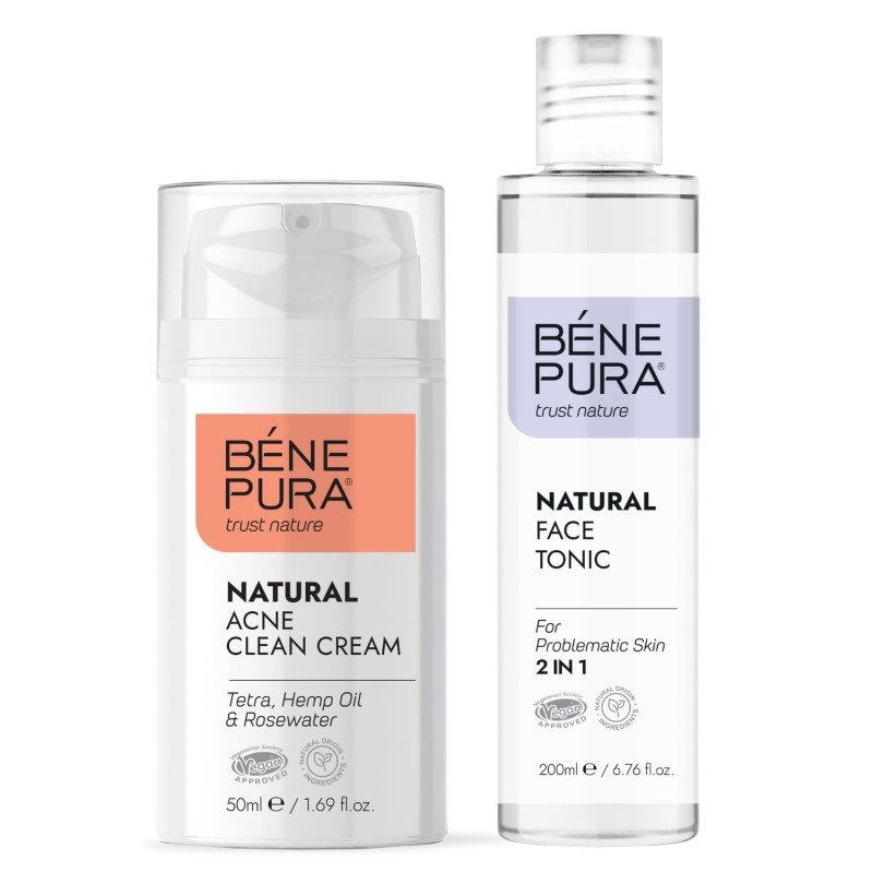 Creme Facial Antiacne e Tônico Facial para pele problemática - GMC