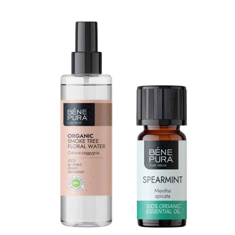 Bio Sumagre Água floral e Bio Hortelã-verde Óleo essencial - GMC