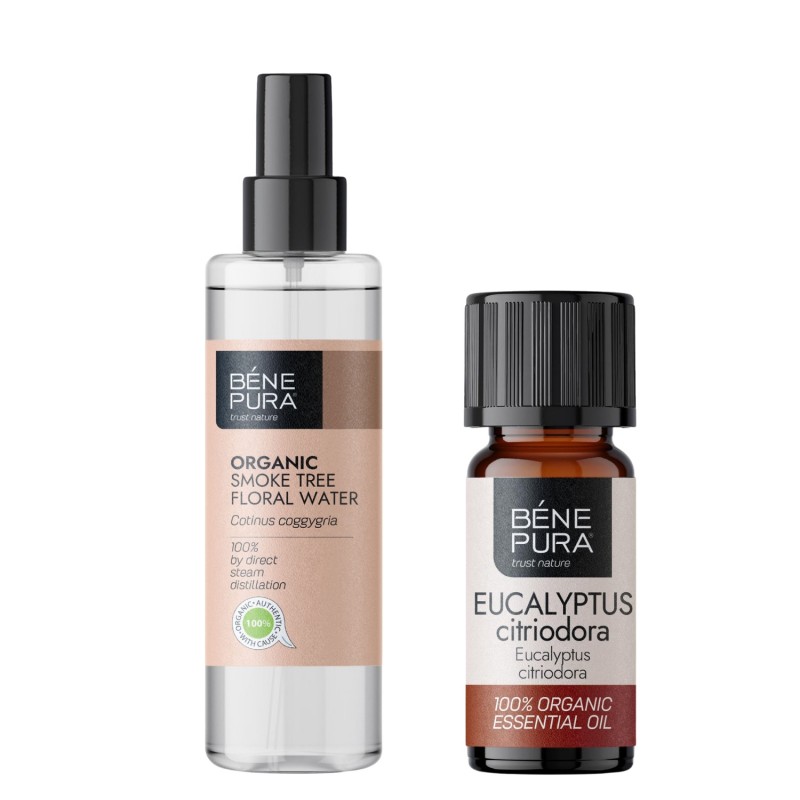 Bio Sumagre Água floral e Bio Eucalipto Citriodora Óleo essencial - GMC