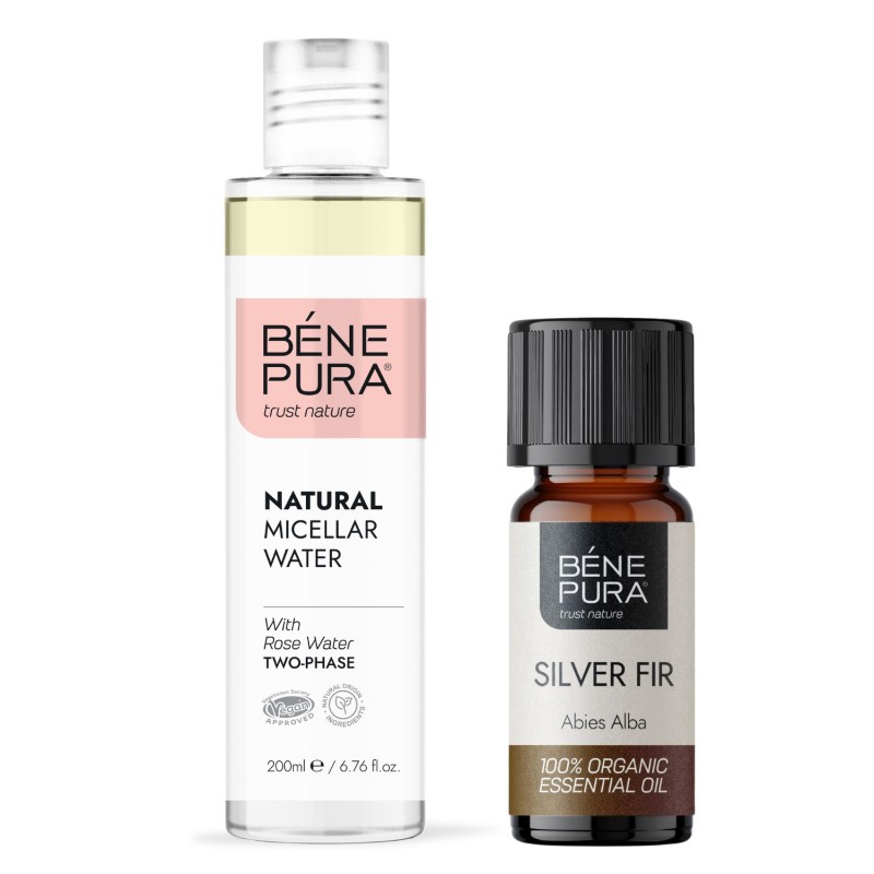 Água Micelar e Bio Abeto Branco Óleo essencial - 