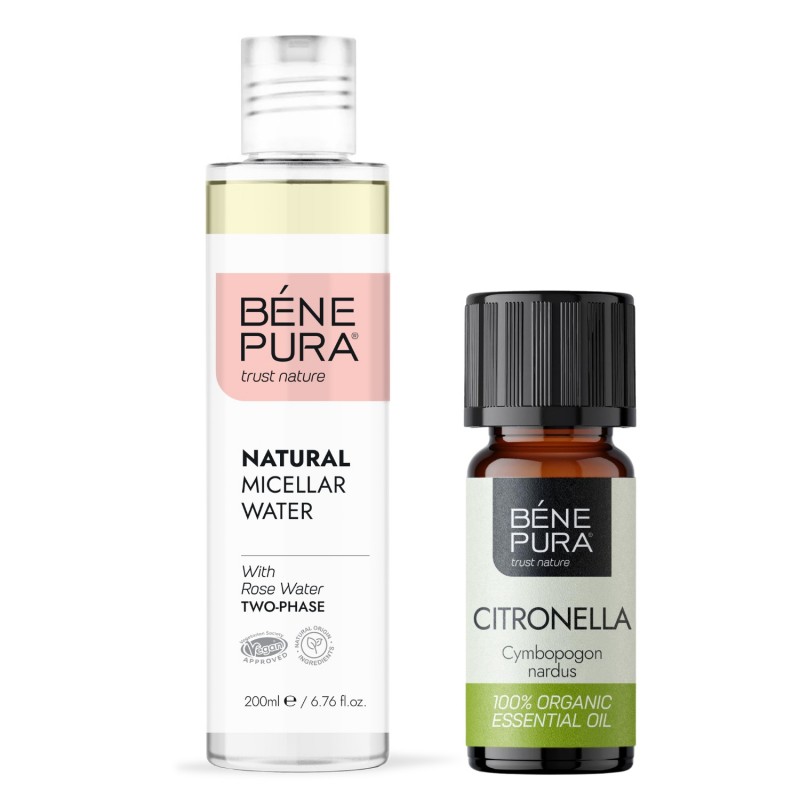 Água Micelar e Bio Citronela Óleo essencial - 