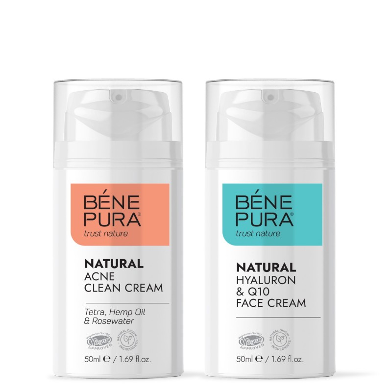 Creme Facial Antiacne e Hyaluron & Q10 Creme Facial - GMC