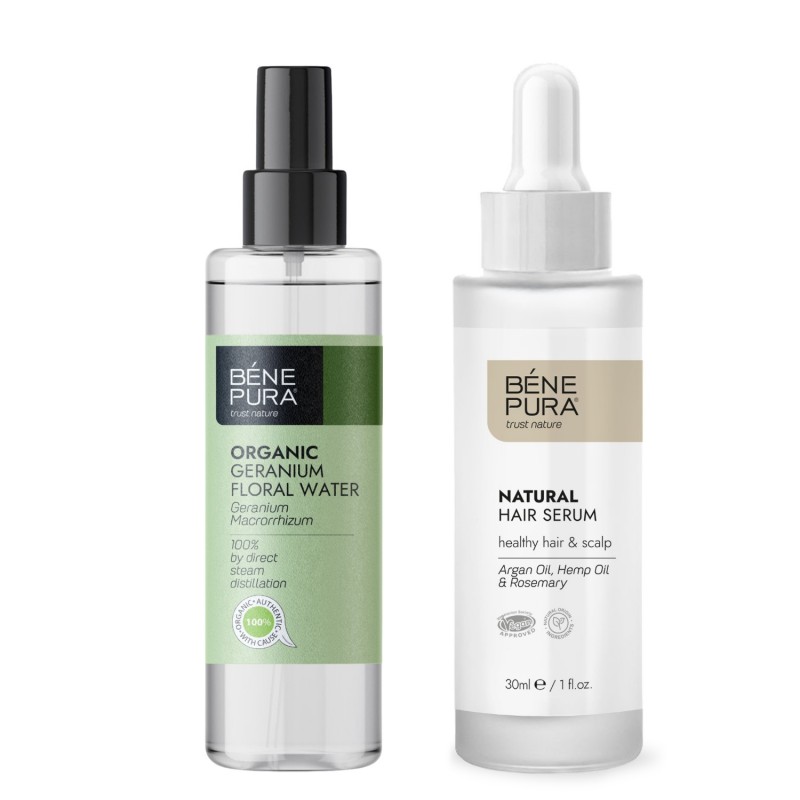 Sérum Capilar e Bio Gerânio Água floral - GMC