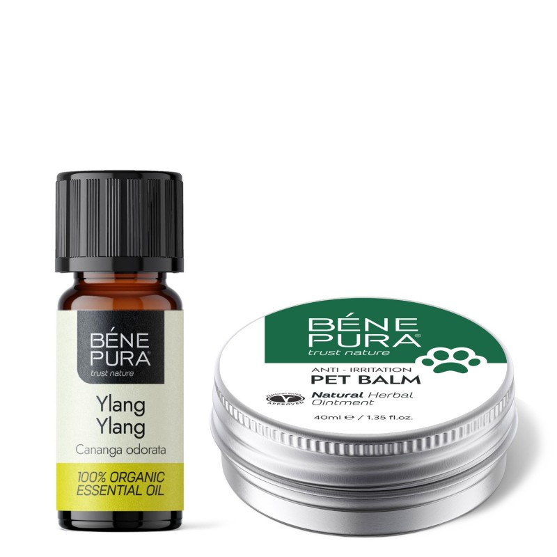 Bálsamo Anti Irritação para Animais com Tanchagem e Bio Ylang-ylang Óleo essencial - GMC
