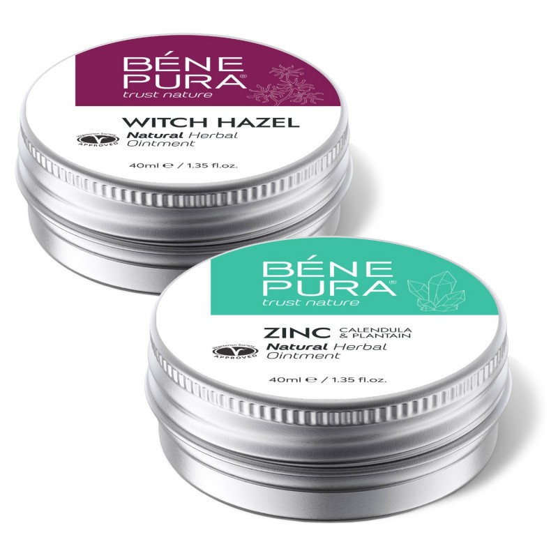 Pomada para Hemorróidas com Hamamélis e Pomada para Coceira com Óxido de Zinco - GMC