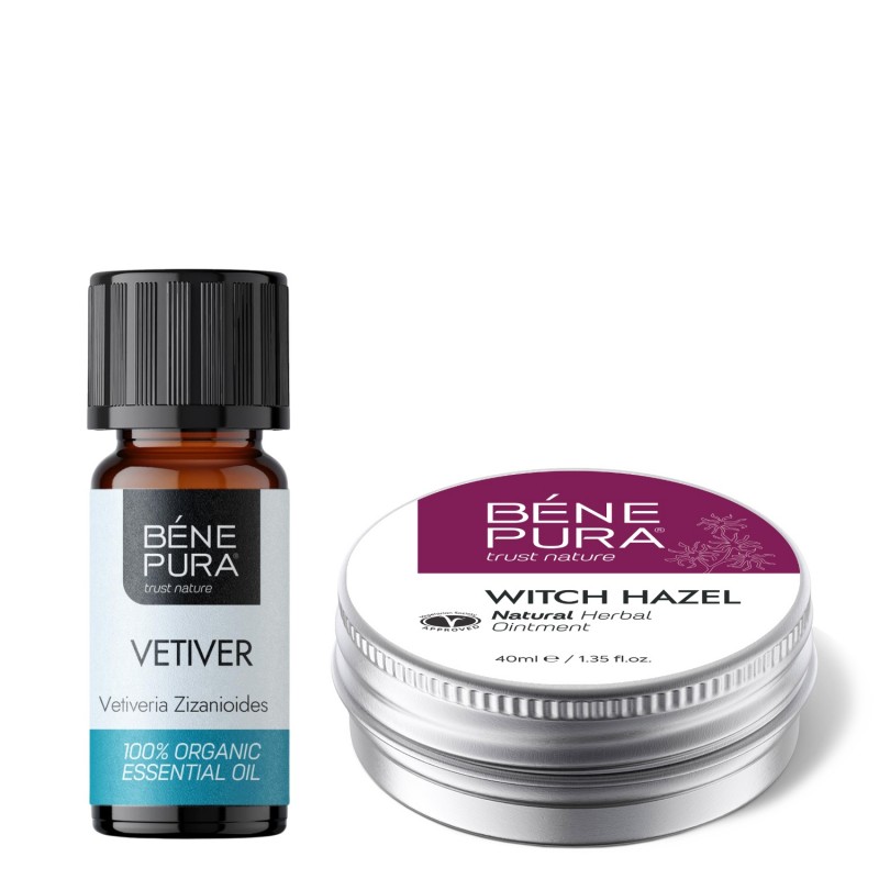 Pomada para Hemorróidas com Hamamélis e Bio Vetiver Óleo essencial - GMC