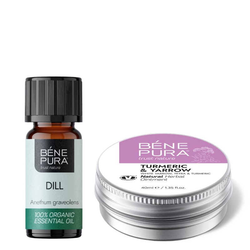 Pomada para Hemorróidas com Mil-folhas Brancas, Tetra e Cúrcuma e Bio Aneto Óleo essencial - GMC
