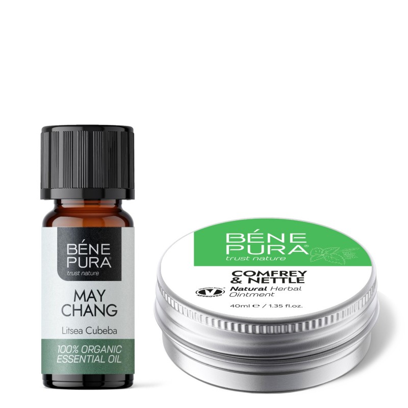 Pomada Articular com Consolda e Urtiga e Bio Litsea Cubeba Óleo essencial - GMC