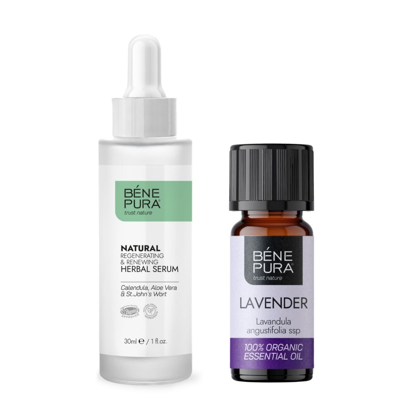 Sérum Facial Regenerador e Bio Lavanda Óleo essencial - GMC