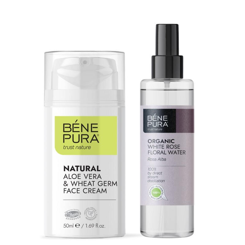 Creme Facial Aloe Vera e Bio Rosa Alba Água de Rosas - Produtos para comparar