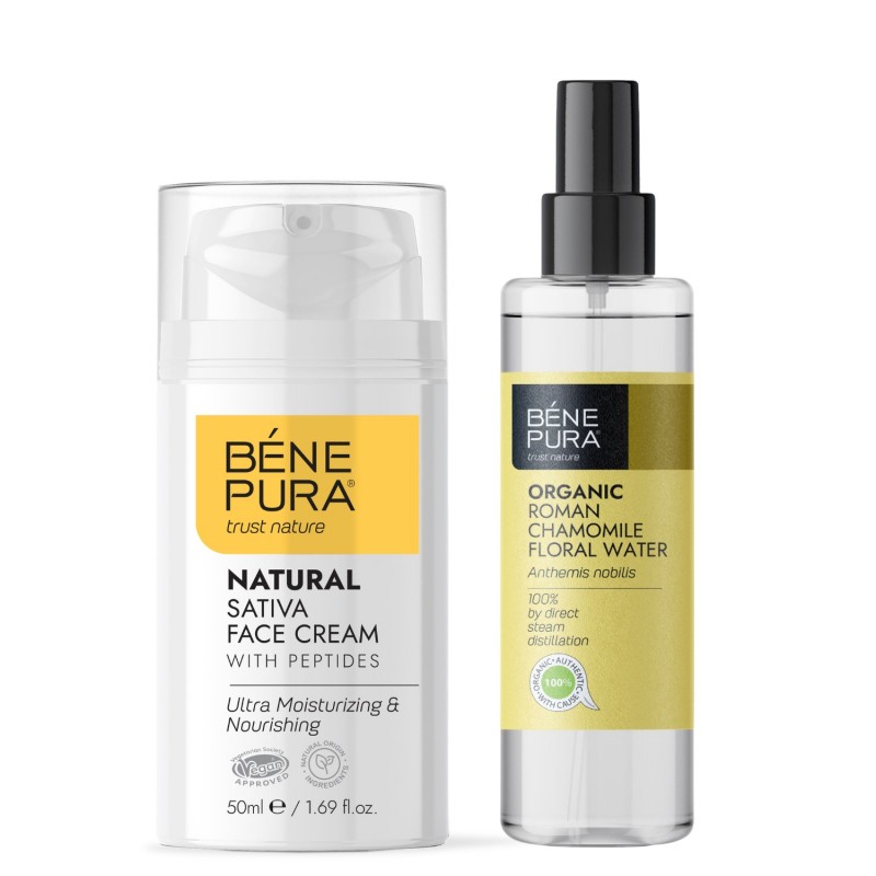 Bio Camomila Romana Água floral e Creme Hidratante Facial - GMC