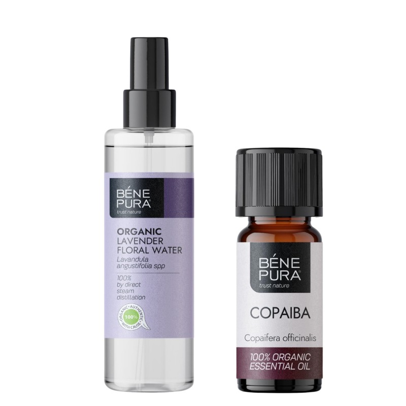Bio Lavanda Água floral e Bio Copaiba Óleo essencial - GMC