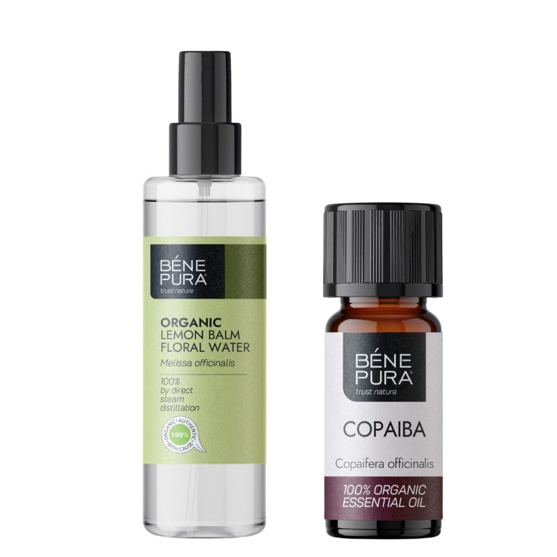 Bio Melissa Água floral e Bio Copaiba Óleo essencial - GMC