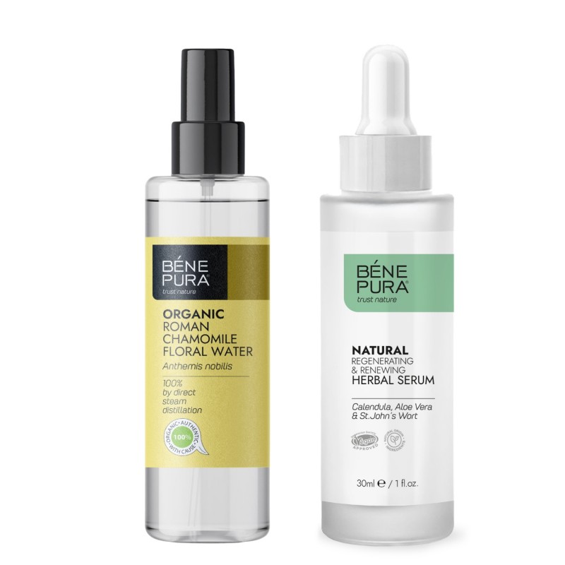 Sérum Facial Regenerador e Bio Camomila Romana Água floral - GMC