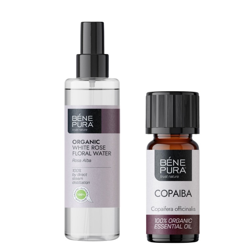 Bio Rosa Alba Água de Rosas e Bio Copaiba Óleo essencial - GMC