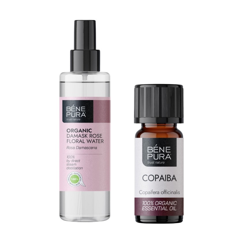 Bio Rosa Damascena Água de Rosas e Bio Copaiba Óleo essencial - Produtos para comparar