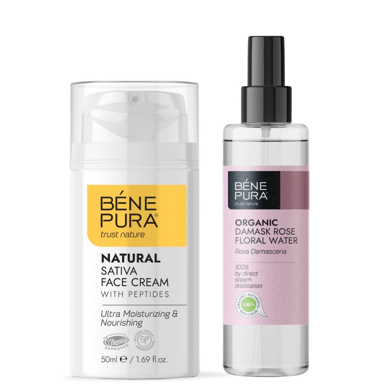 Creme Hidratante Facial e Bio Rosa Damascena Água de Rosas - GMC