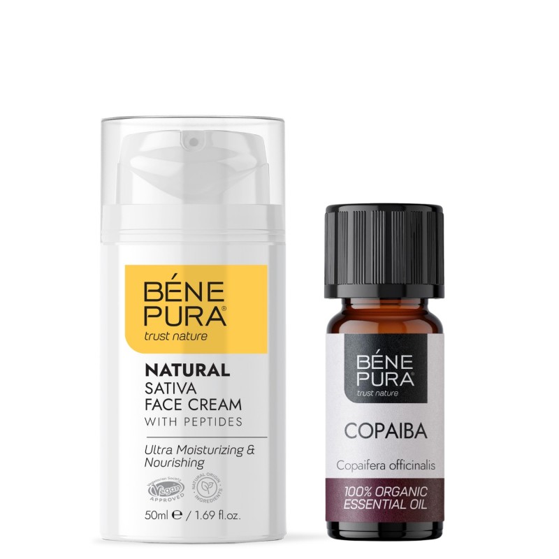 Creme Hidratante Facial e Bio Copaiba Óleo essencial - GMC