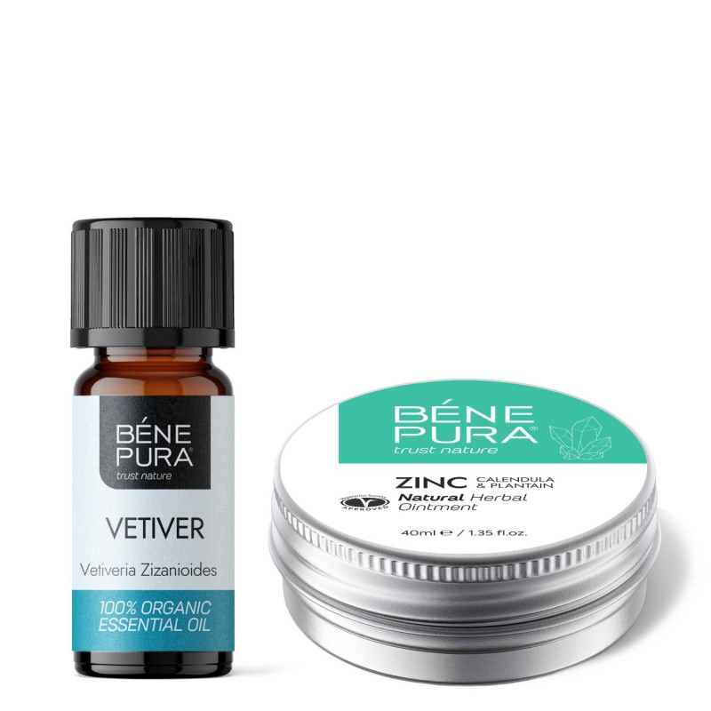 Pomada para Coceira com Óxido de Zinco e Bio Vetiver Óleo essencial - GMC