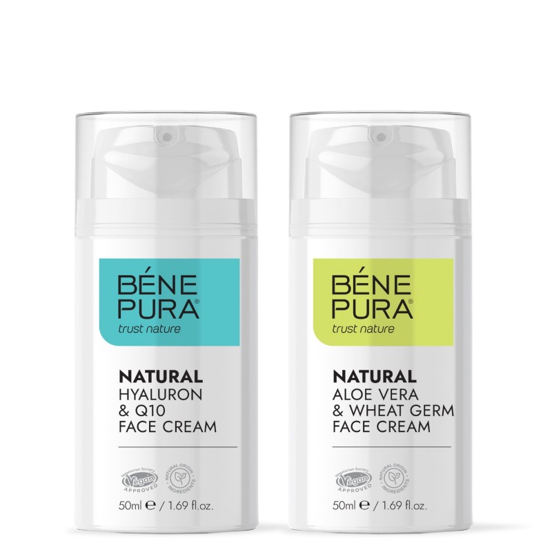 Hyaluron & Q10 Creme Facial e Creme Facial Aloe Vera - GMC