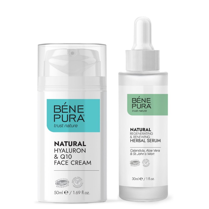 Hyaluron & Q10 Creme Facial e Sérum Facial Regenerador - GMC