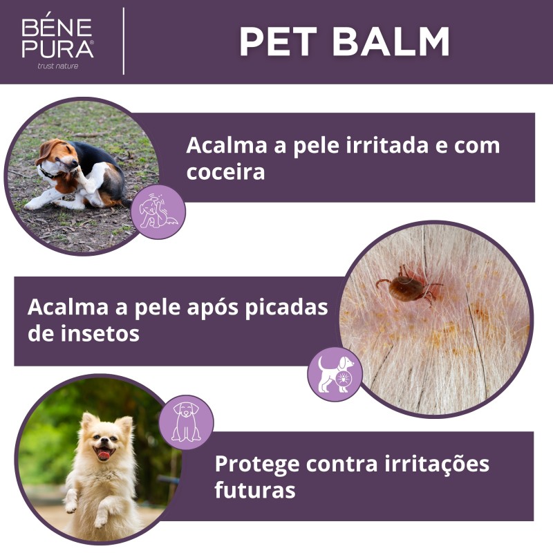 2x Bálsamo Anti Irritação para Animais com Tanchagem  - 40ml