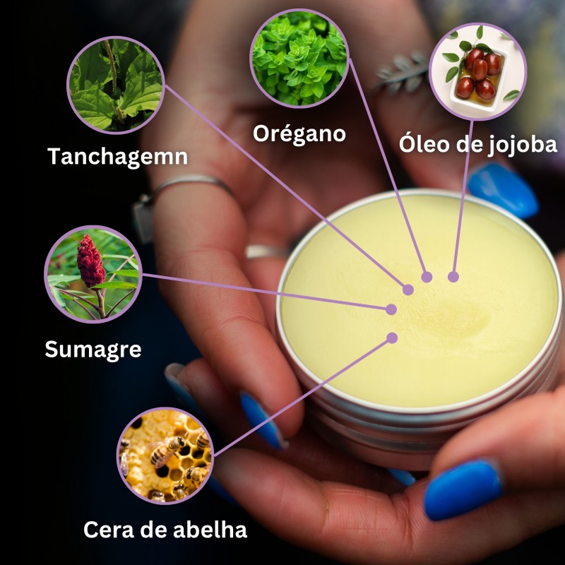 2x Bálsamo Anti Irritação para Animais com Tanchagem  - 40ml