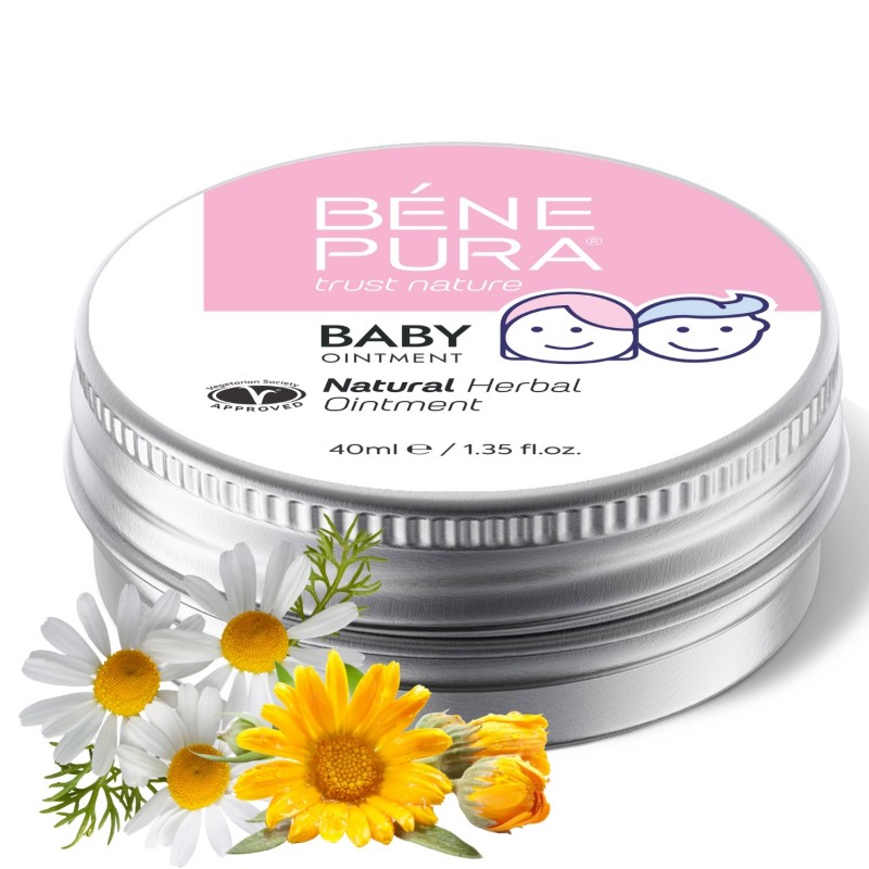 Pomada para Assadura com Calêndula e Camomila - 40ml - Pomadas de ervas