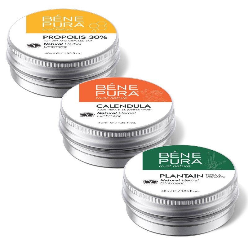 Conjunto "Pomadas para Feridas, Queimaduras e Comichao 2" - Pomadas para herpes labial