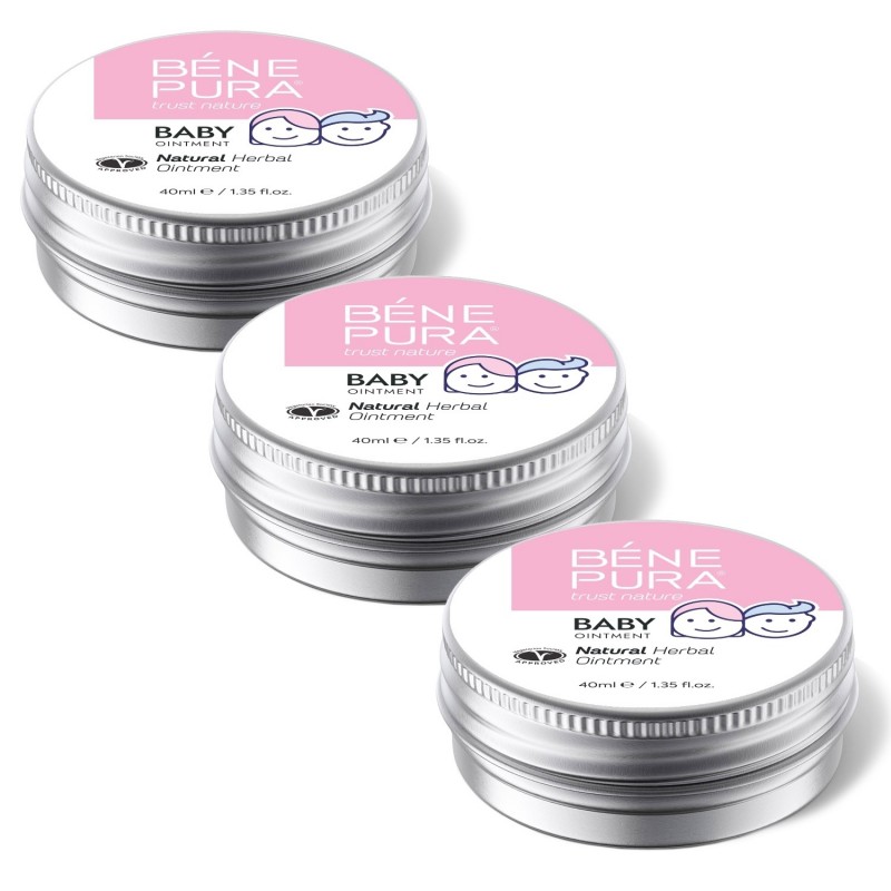 3x Pomada para Assadura com Calêndula e Camomila - 40ml - Pomadas para comichao