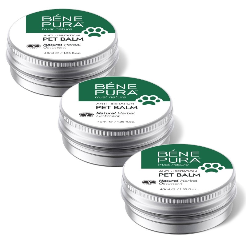 3x Bálsamo Anti Irritação para Animais com Tanchagem  - 40ml - Pomadas para cães