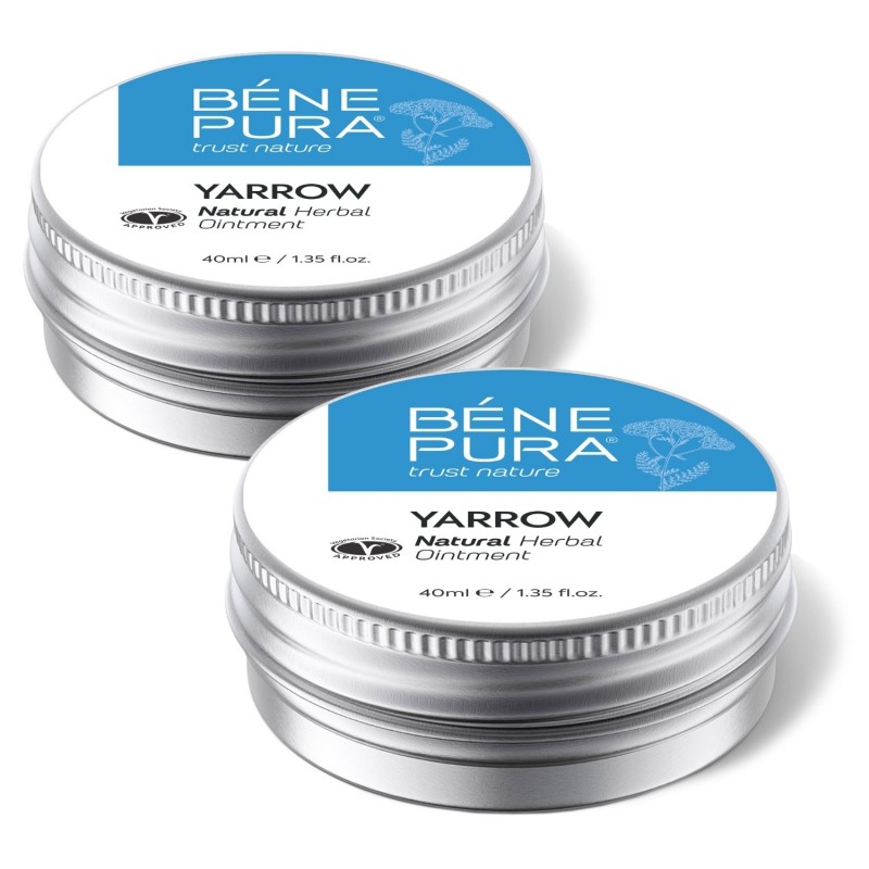 2x Pomada para Hemorróidas com Mil-folhas Brancas - 40ml - Conjuntos