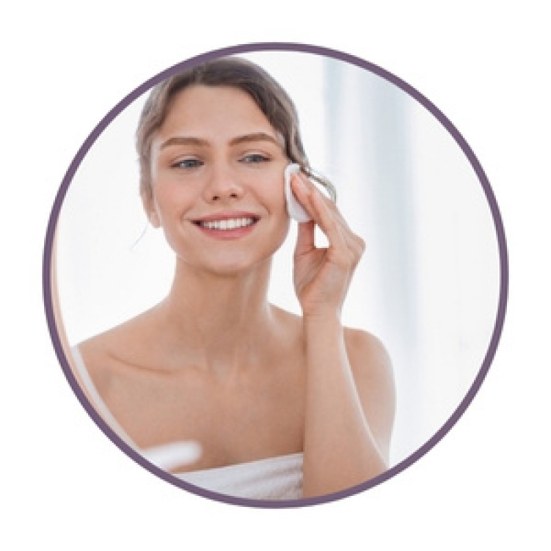 Produtos de limpeza facial