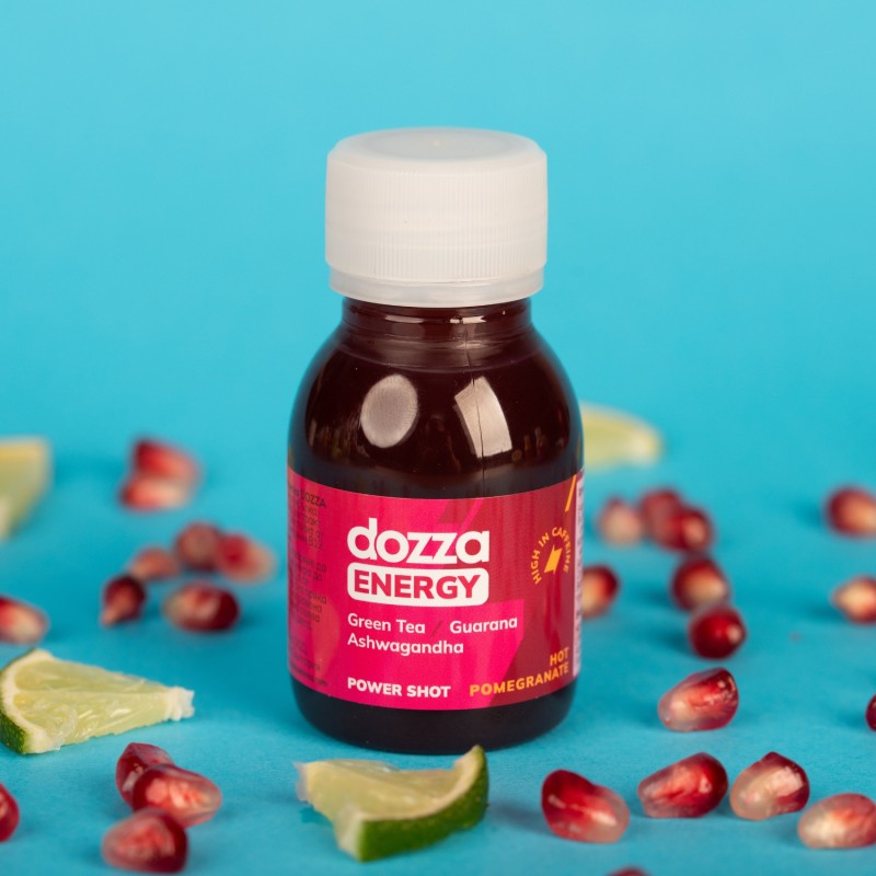 6x Pack DOZZA Energy Hot Pomegranate Energy shot - 60ml - Benepura.pt 6x Pack DOZZA Energy Hot Pomegranate Energy shot - 60ml