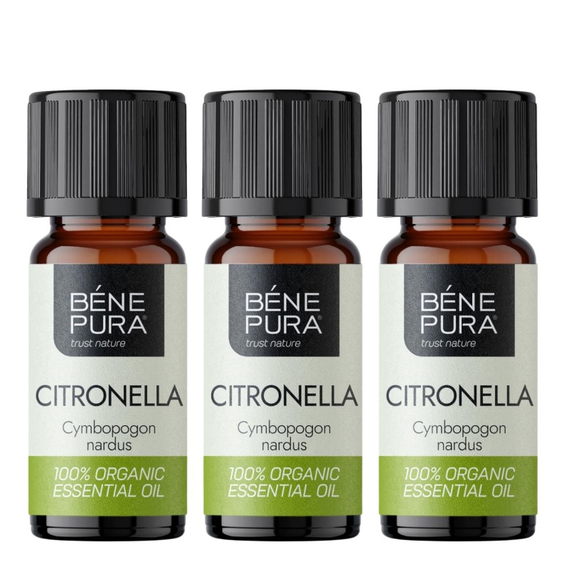 3x Bio Citronela Óleo essencial - 10ml - Óleos essenciais