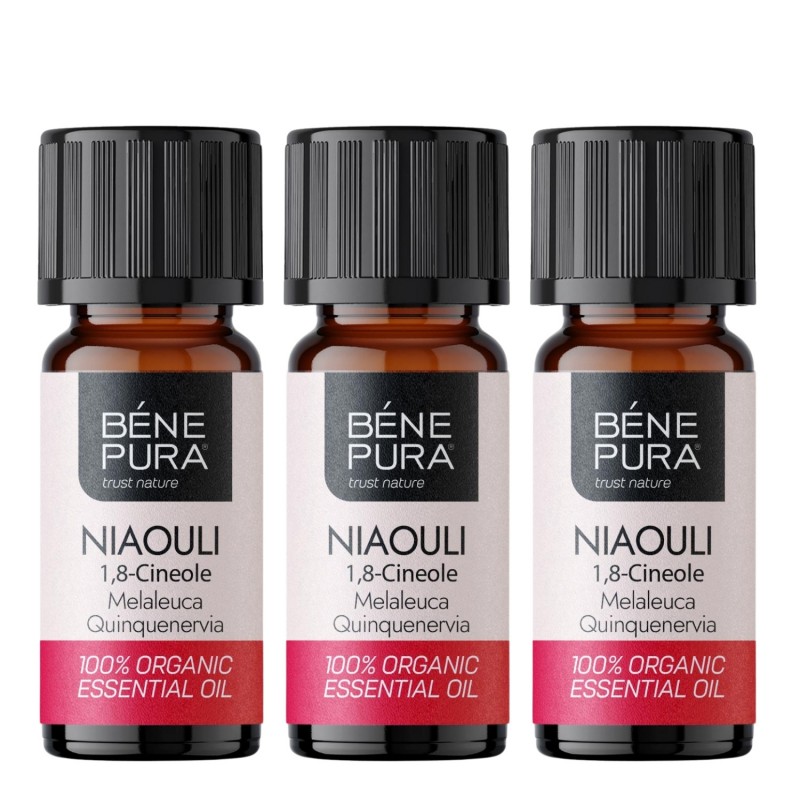 3x Bio Niaouli Óleo essencial - 10ml - Óleos essenciais