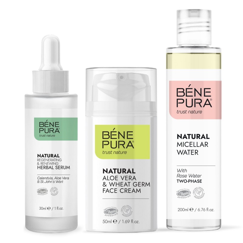 Conjunto "Cuidados da pele hidratante" - Produtos para comparar
