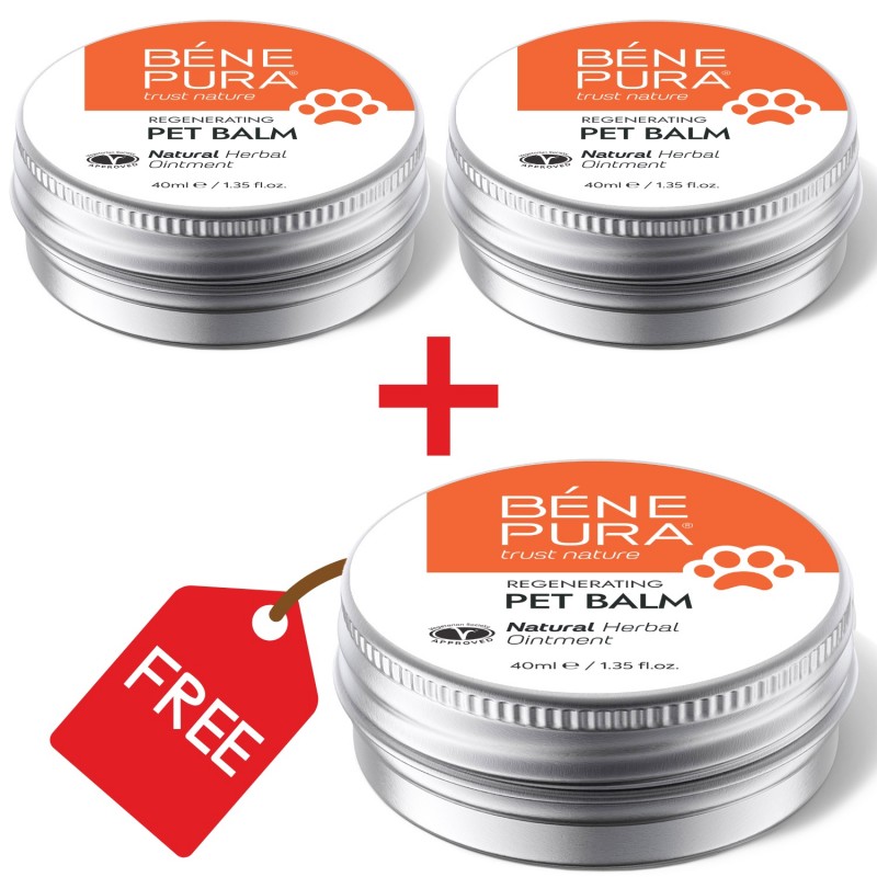 3x Bálsamo Regenerador para Animais com Calêndula - 40ml - Pomadas para cães