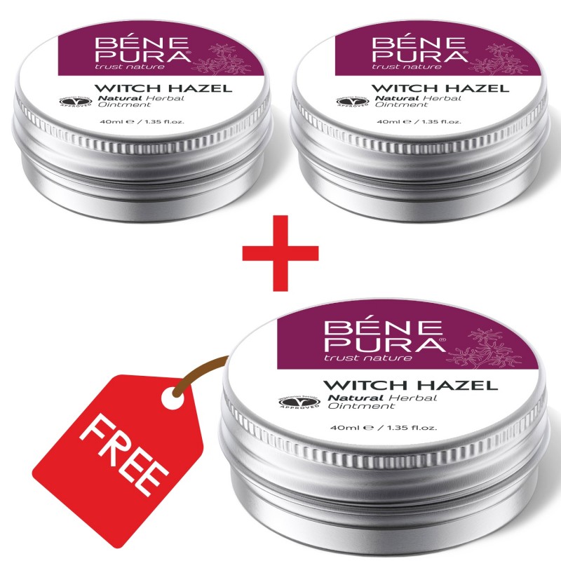3x Pomada para Hemorróidas com Hamamélis - 40ml - 