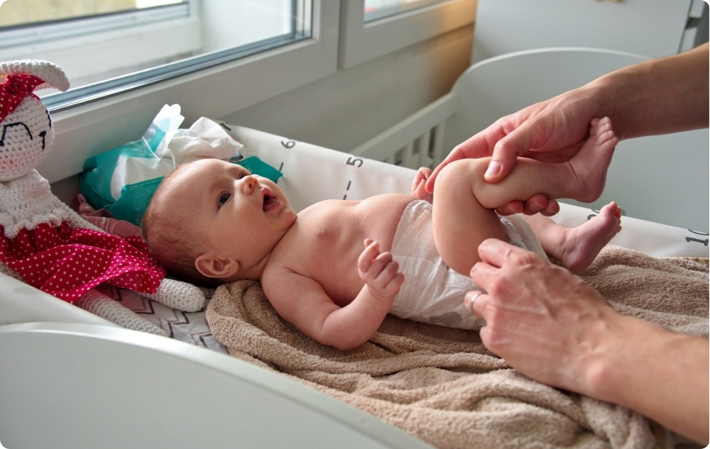 Como cuidado natural para a pele do bebé quando está irritada ou vermelha