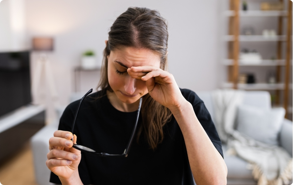 Como produto de cuidado para olhos cansados ​​ou vermelhos