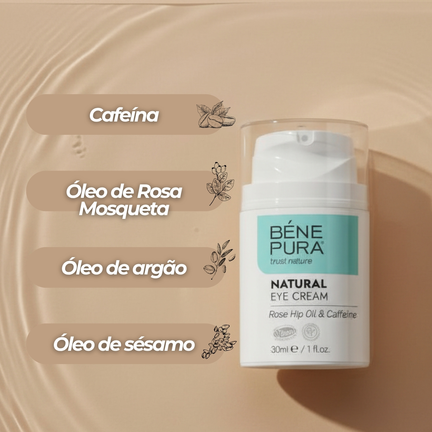 Conjunto "Cuidados da pele dos olhos"