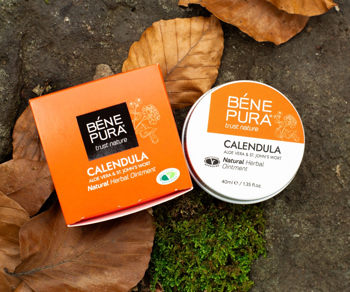 Pomada para Queimaduras e Feridas com Calêndula, Aloe Vera e Erva de São João - 40ml